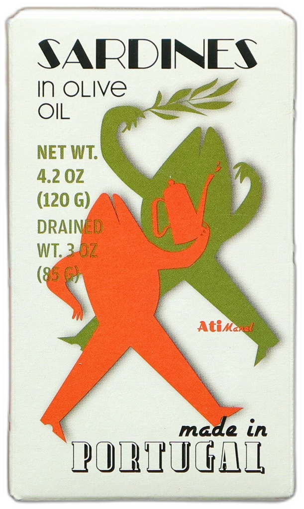 Ati Manel Sardines in Olive Oil, 125g