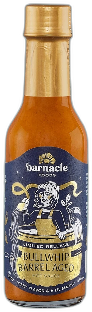 Barnacle Bullwhip Kelp Bourbon Barrel Aged Hot Sauce, 5.5oz