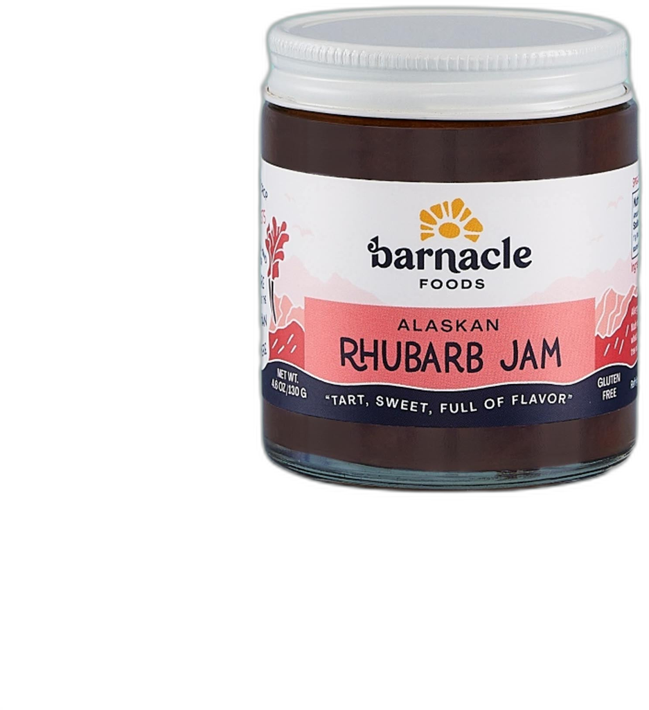 Barnacle Alaskan Rhubarb Jam, 4.6oz