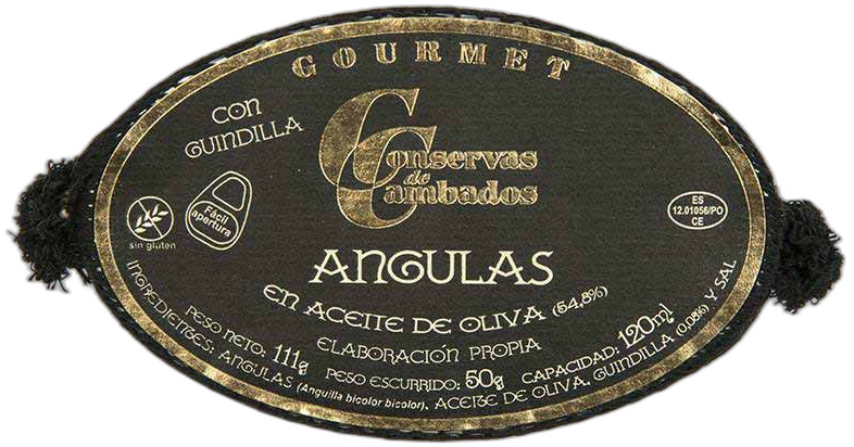 Conservas de Cambados Baby Eels in Olive Oil, 111g