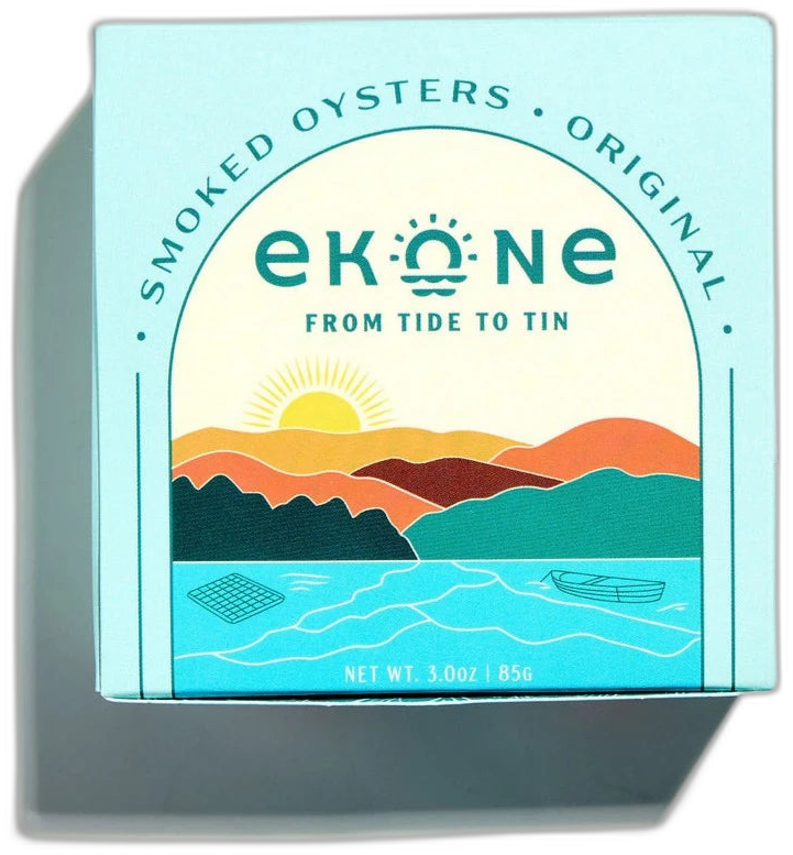 Ekone Oyster Co. Original Smoked Oysters, 3oz