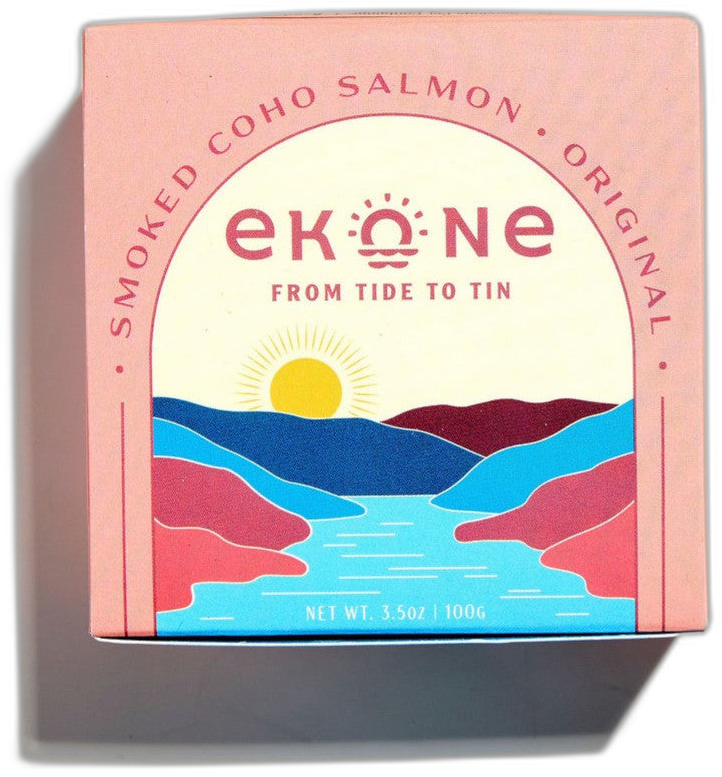 Ekone Oyster Co. Smoked Coho Salmon, 3.5oz