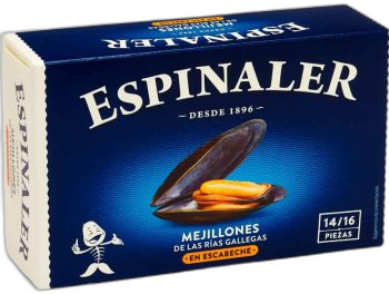 Espinaler Mussels in Pickled Sauce 13/18 Classic Line, 115g