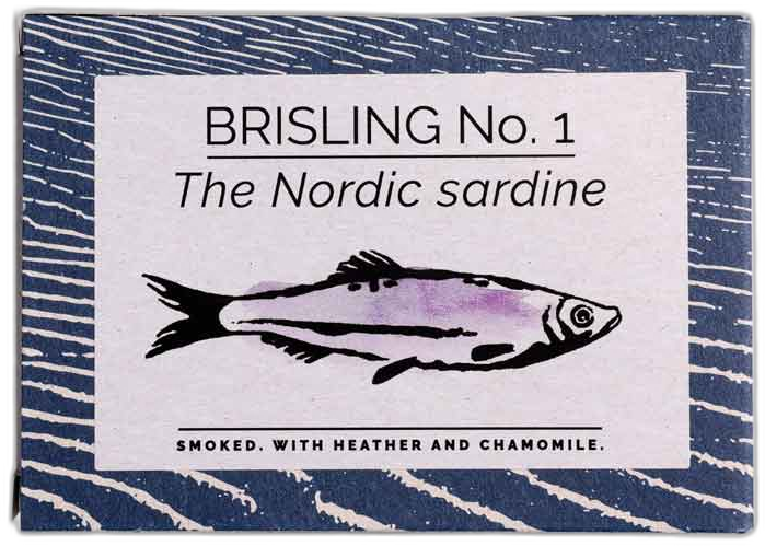 Fangst Brisling No. 1: The Nordic Sardine Smoked w/ Heather and Chamomile, 100g