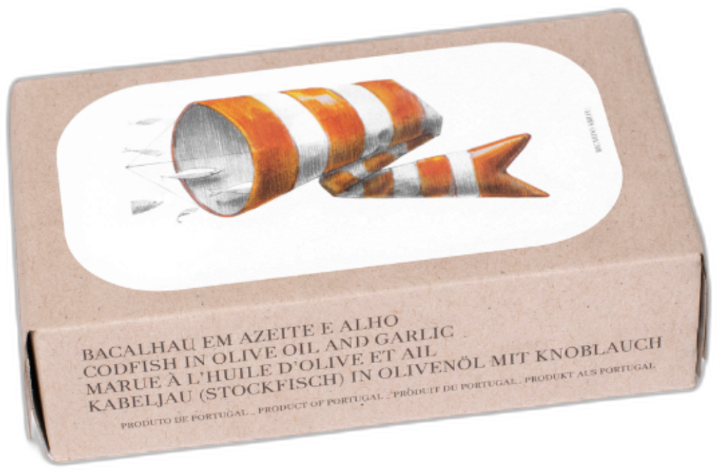 Jose Gourmet Codfish in Olive Oil and Garlic, 120g
