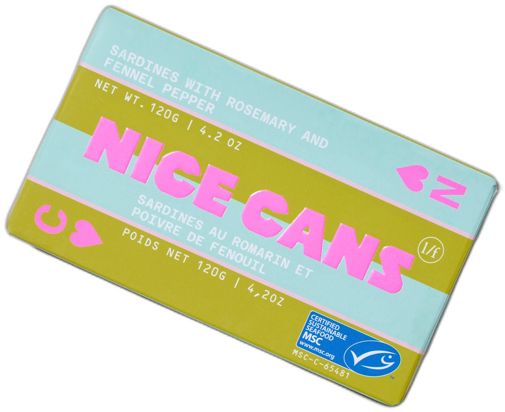 Nice Cans Sardines with Wild Rosemary and Fennel Pepper, 120g