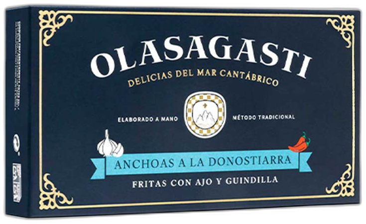 Olasagasti Anchovies a la Basque, 120g