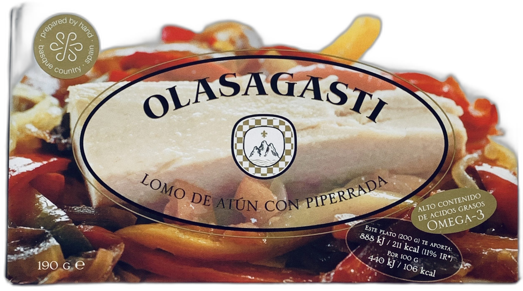 Olasagasti Tuna Fillets w/ Basque Piperade (Pepper Stew), 200g